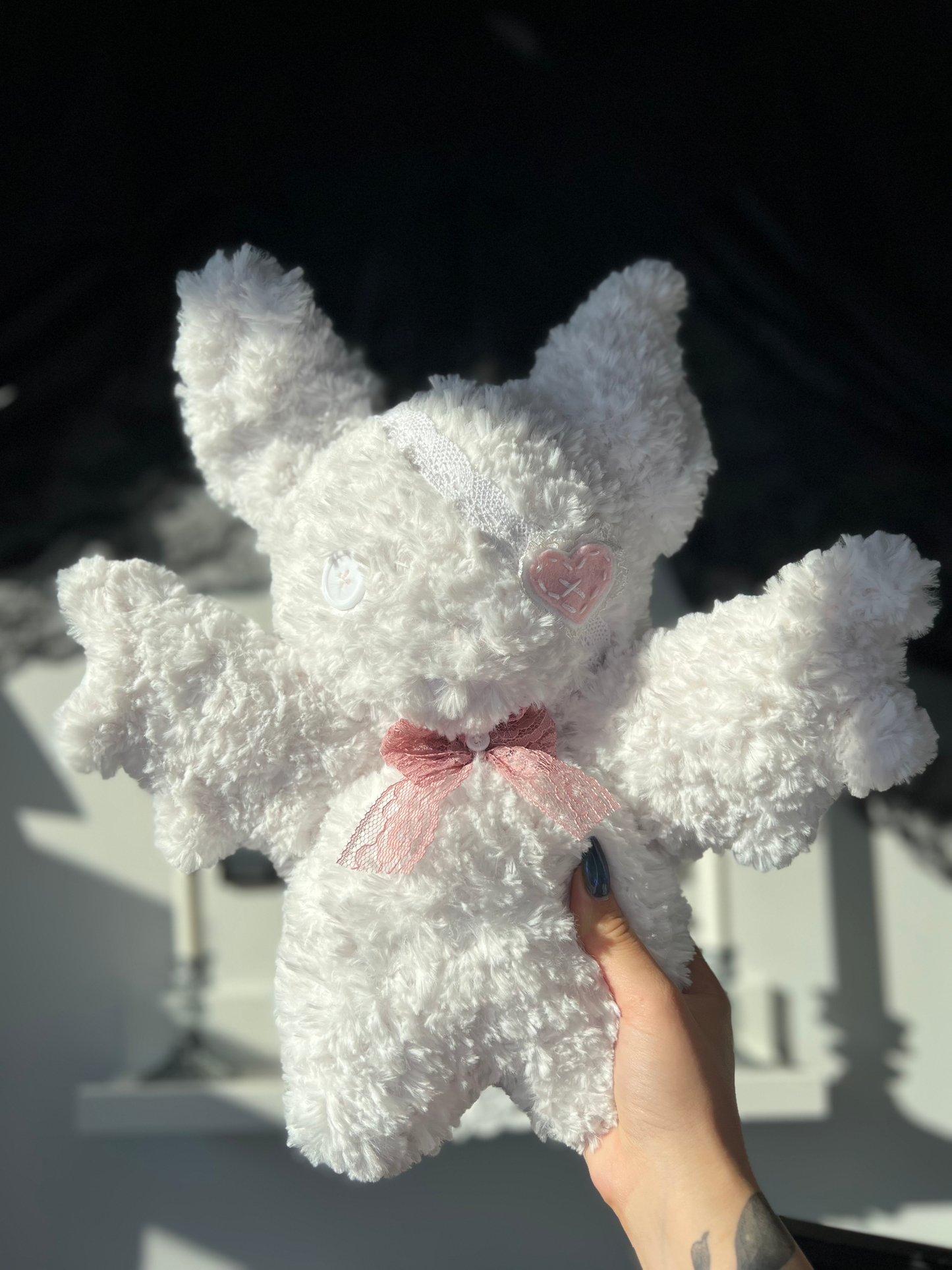 White Bat Plush